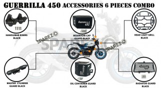 Fit For Royal Enfield Guerrilla 450 6 Pcs Accessories Combo Pack